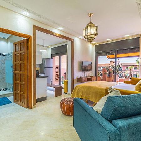 Le Jasmin - Appartement Authentique A Gueliz มาร์ราเกช ภายนอก รูปภาพ
