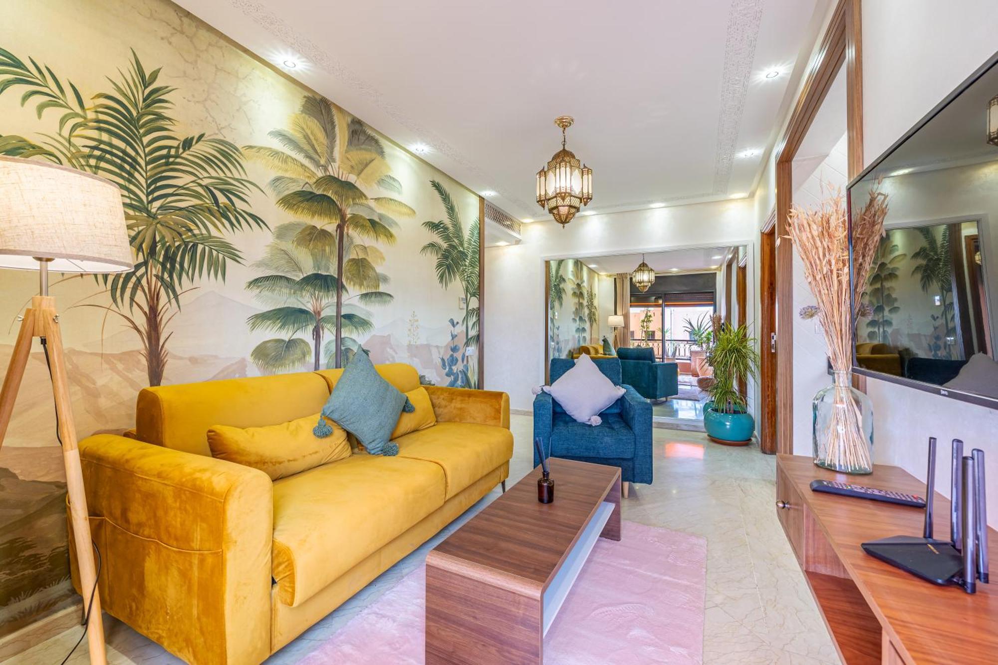 Le Jasmin - Appartement Authentique A Gueliz มาร์ราเกช ภายนอก รูปภาพ