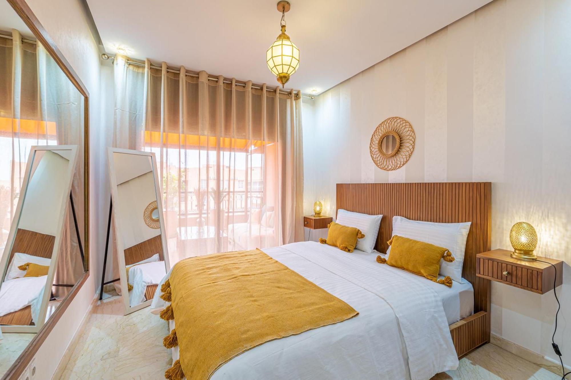 Le Jasmin - Appartement Authentique A Gueliz มาร์ราเกช ภายนอก รูปภาพ