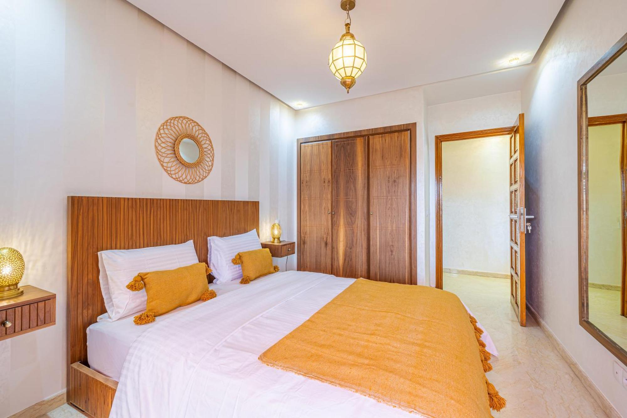 Le Jasmin - Appartement Authentique A Gueliz มาร์ราเกช ภายนอก รูปภาพ